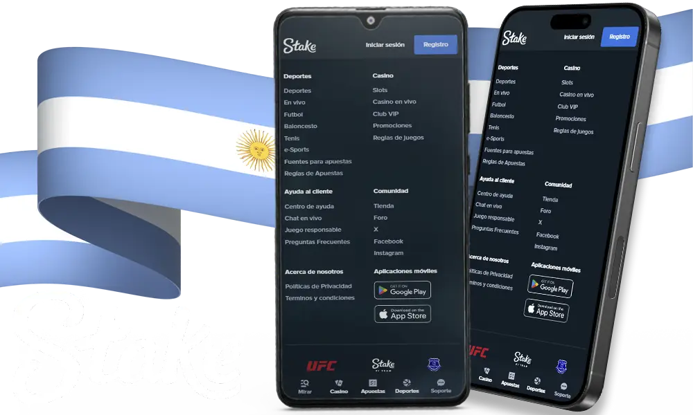 App Móvil Stake